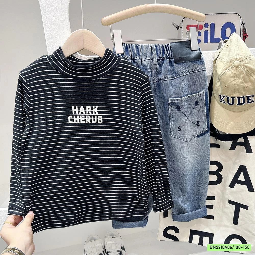 ÁO NỈ GIỮ NHIỆT KẺ NGANG KAKADY