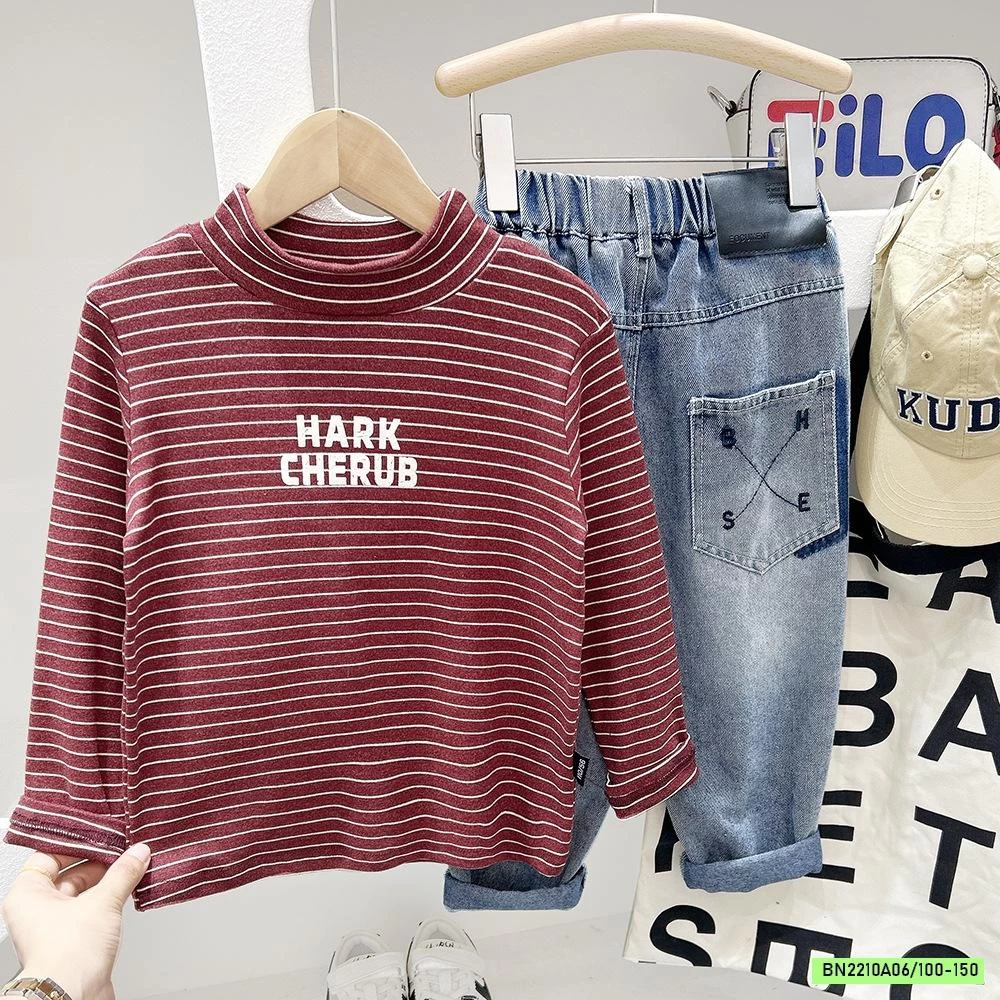 ÁO NỈ GIỮ NHIỆT KẺ NGANG KAKADY