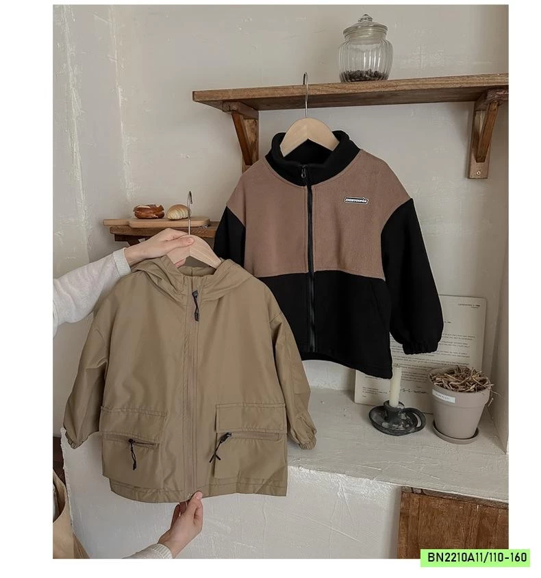 KHOÁC GIÓ TÚI HỘP 2 LỚP