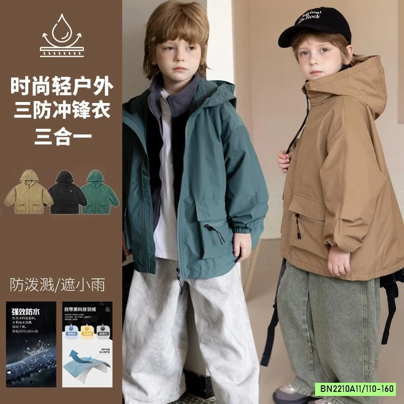 KHOÁC GIÓ TÚI HỘP 2 LỚP