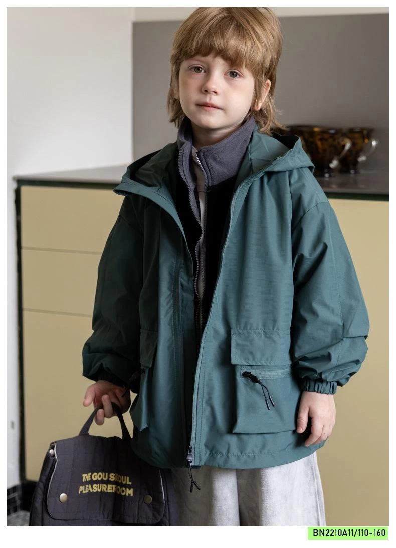 KHOÁC GIÓ TÚI HỘP 2 LỚP