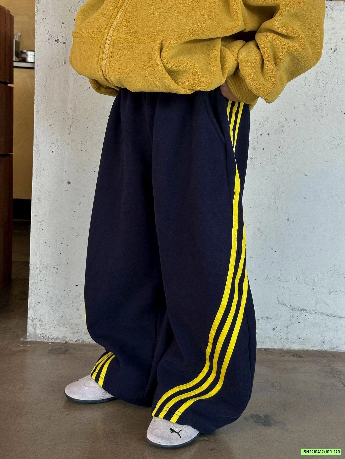 QUẦN SUÔNG NỈ LÓT NHUNG 3 SỌC