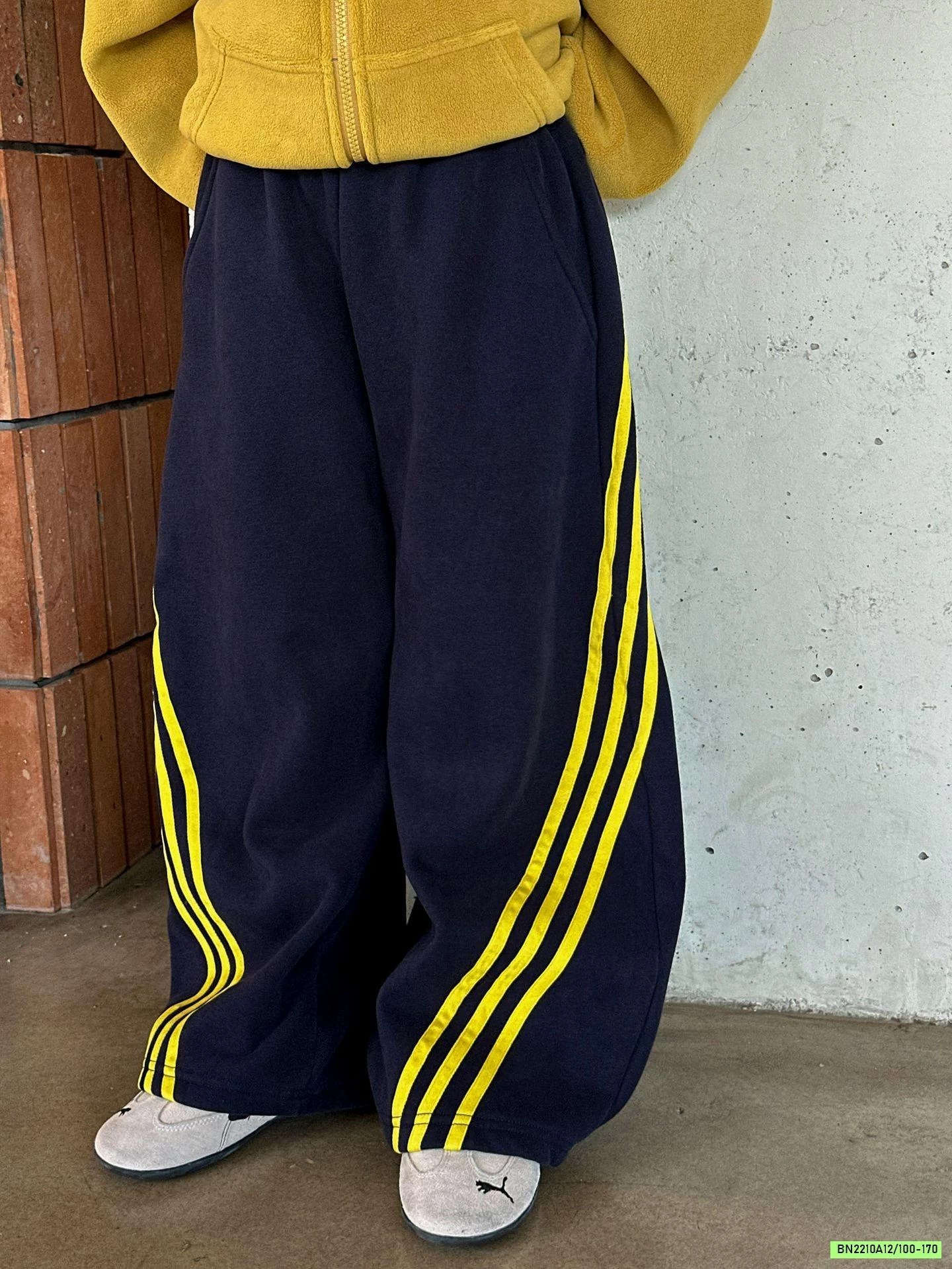 QUẦN SUÔNG NỈ LÓT NHUNG 3 SỌC