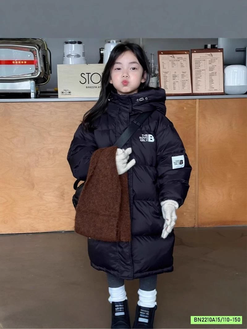 KHOÁC PHAO DÁNG DÀI LIỀN MŨ