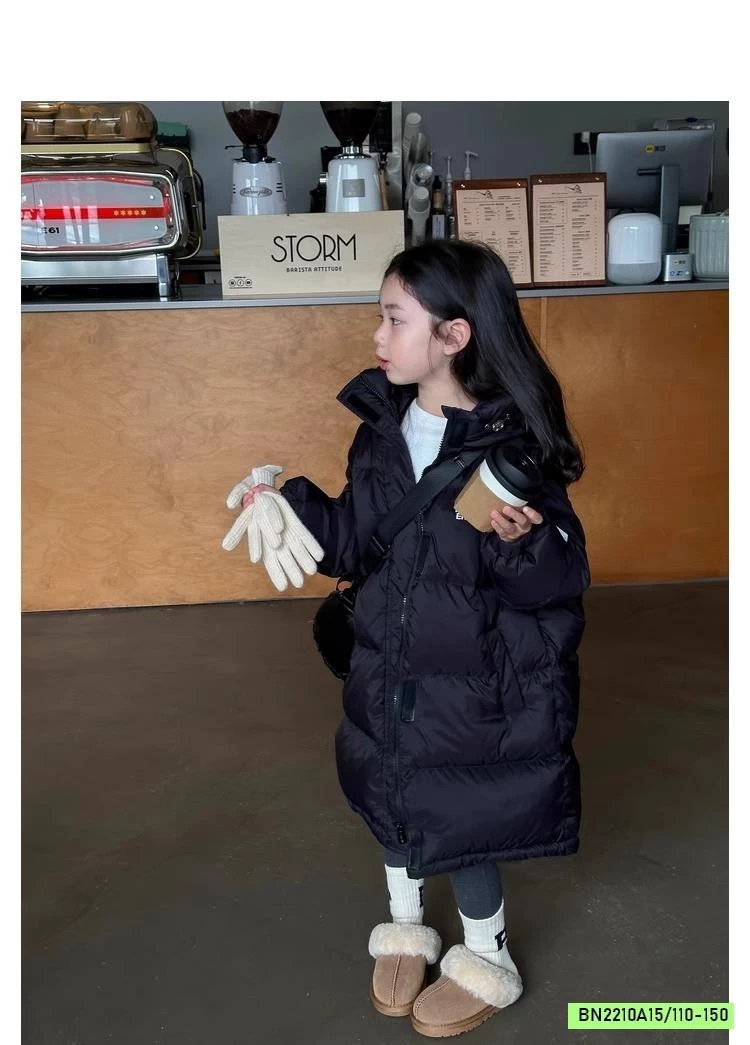 KHOÁC PHAO DÁNG DÀI LIỀN MŨ