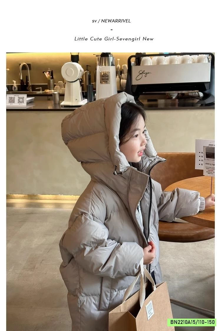 KHOÁC PHAO DÁNG DÀI LIỀN MŨ