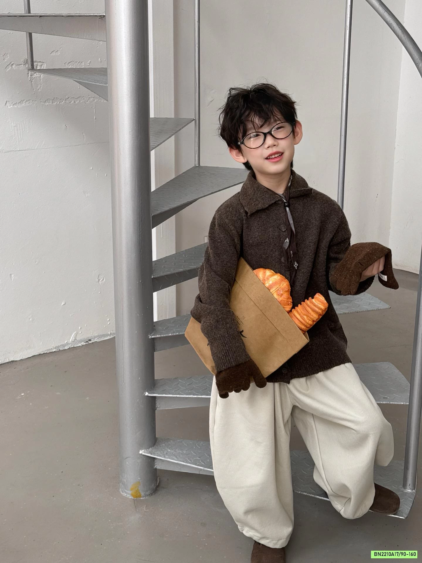 KHOÁC LEN DỆT CỔ BẺ FANSU