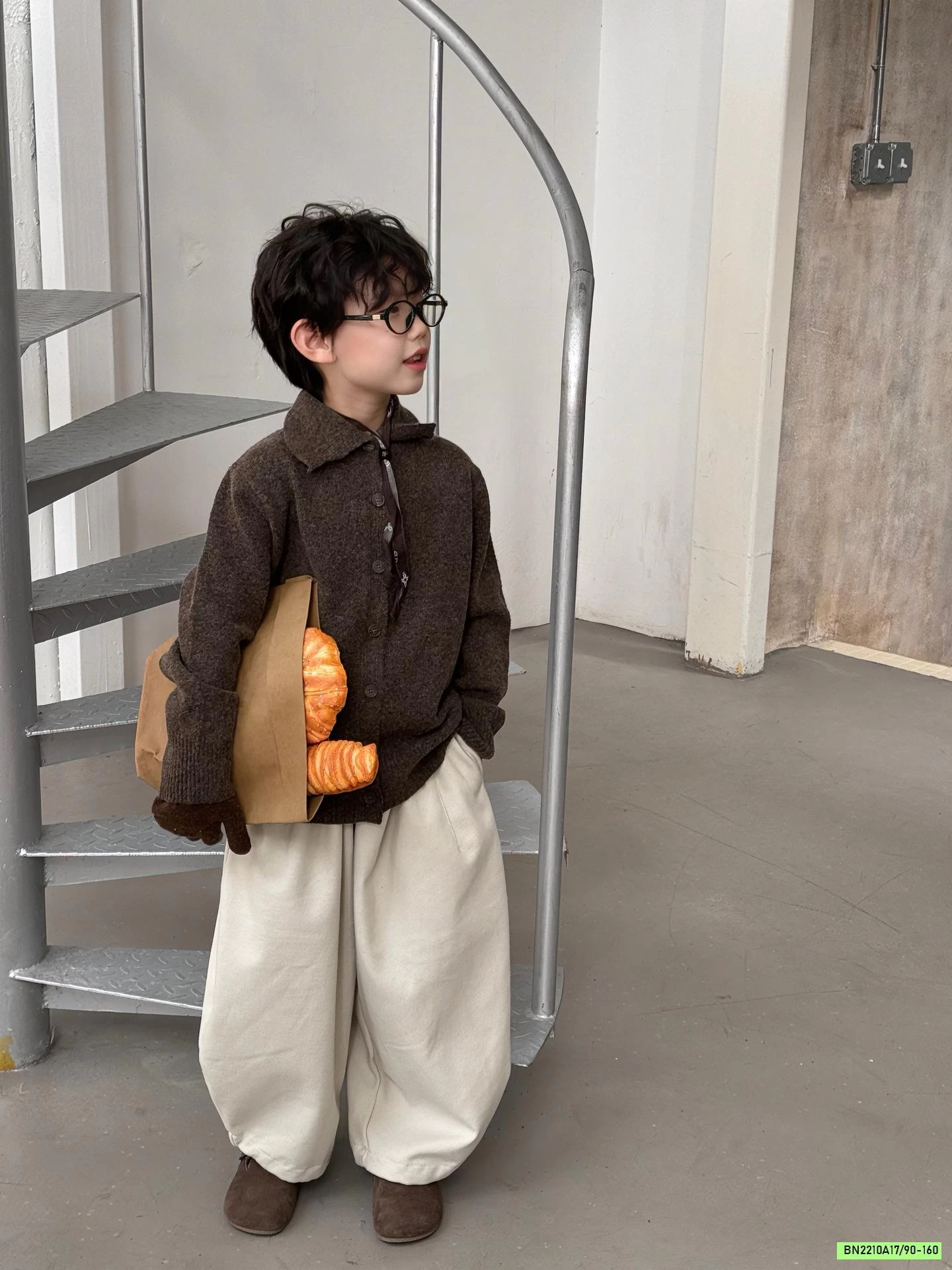 KHOÁC LEN DỆT CỔ BẺ FANSU