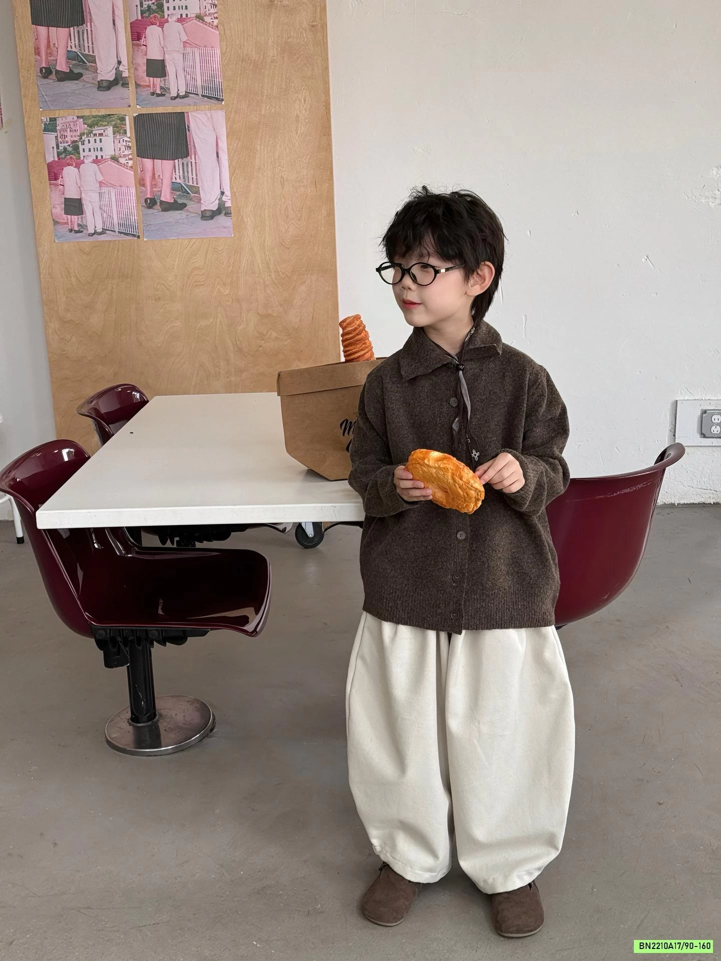 KHOÁC LEN DỆT CỔ BẺ FANSU