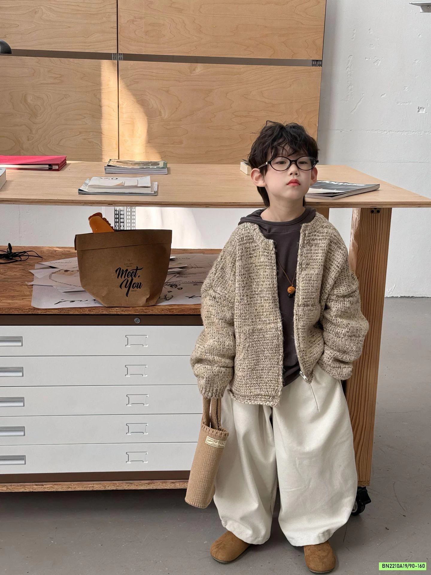 KHOÁC LEN DỆT VINTAGE FANSU