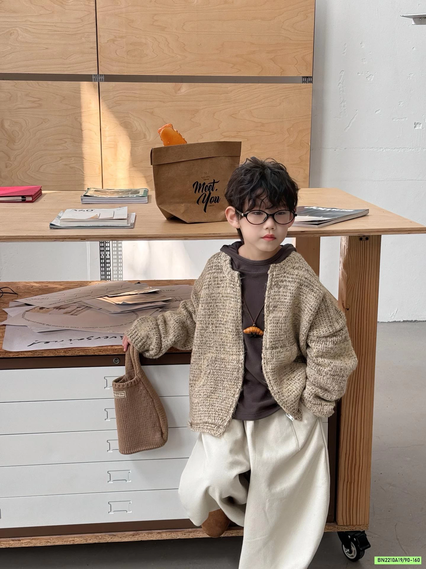 KHOÁC LEN DỆT VINTAGE FANSU