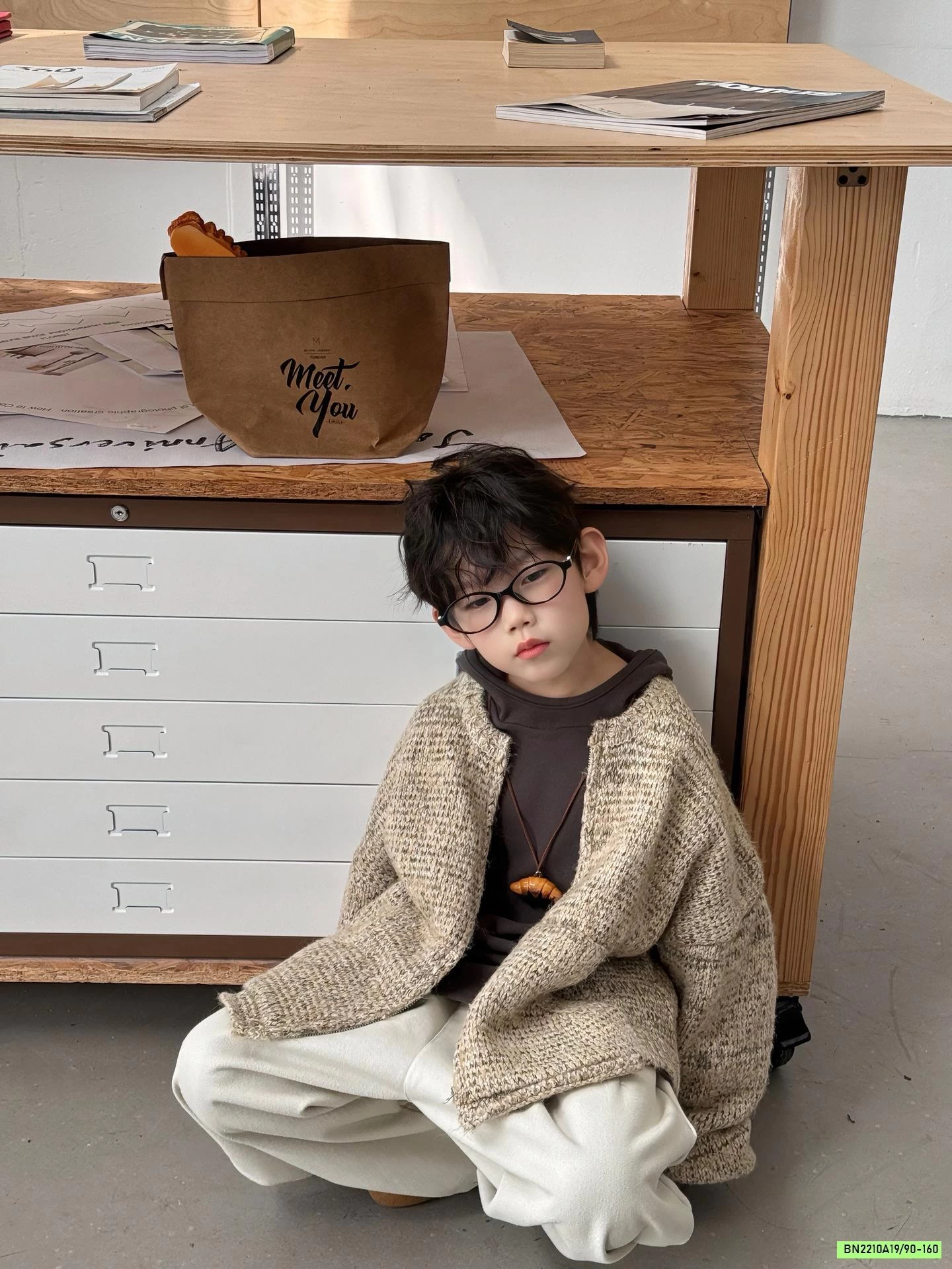 KHOÁC LEN DỆT VINTAGE FANSU