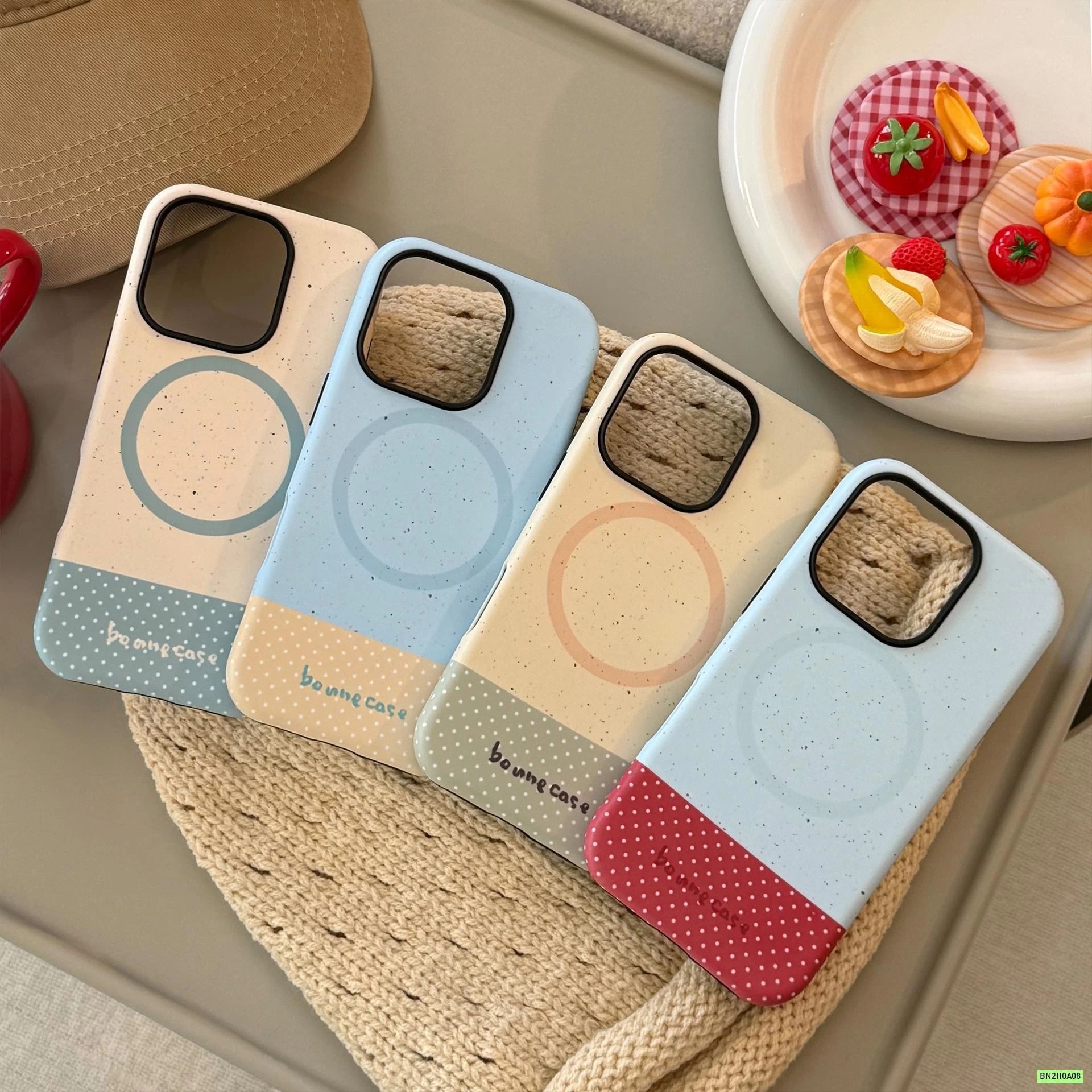 ỐP ĐIỆN THOẠI KÈM GIÁ ĐỠ HOA QUẢ