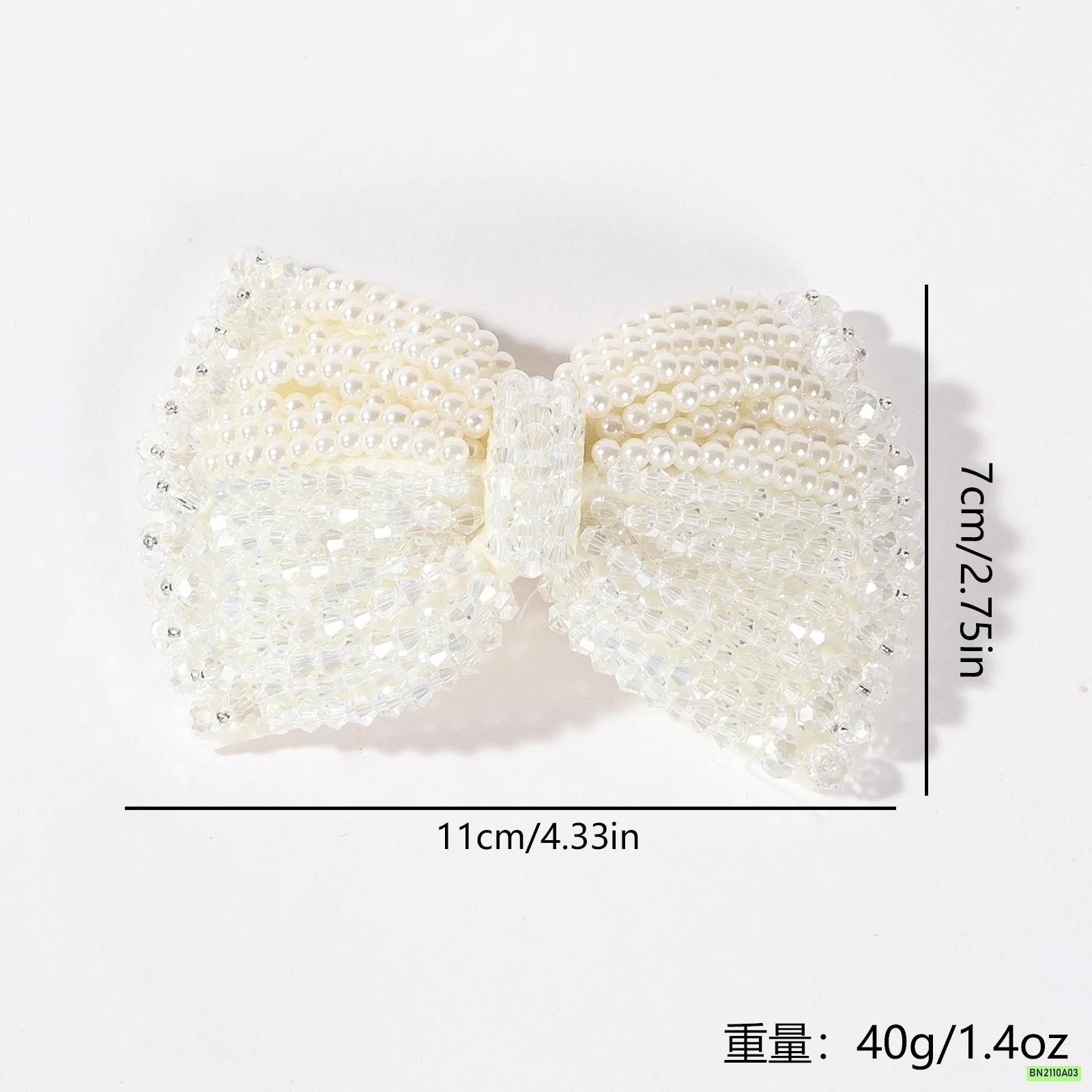 KẸP TÓC NƠ GẮN NGỌC