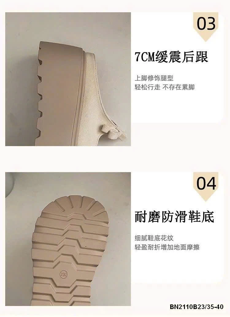 GIÀY BÚP BÊ ĐẾ DÀY