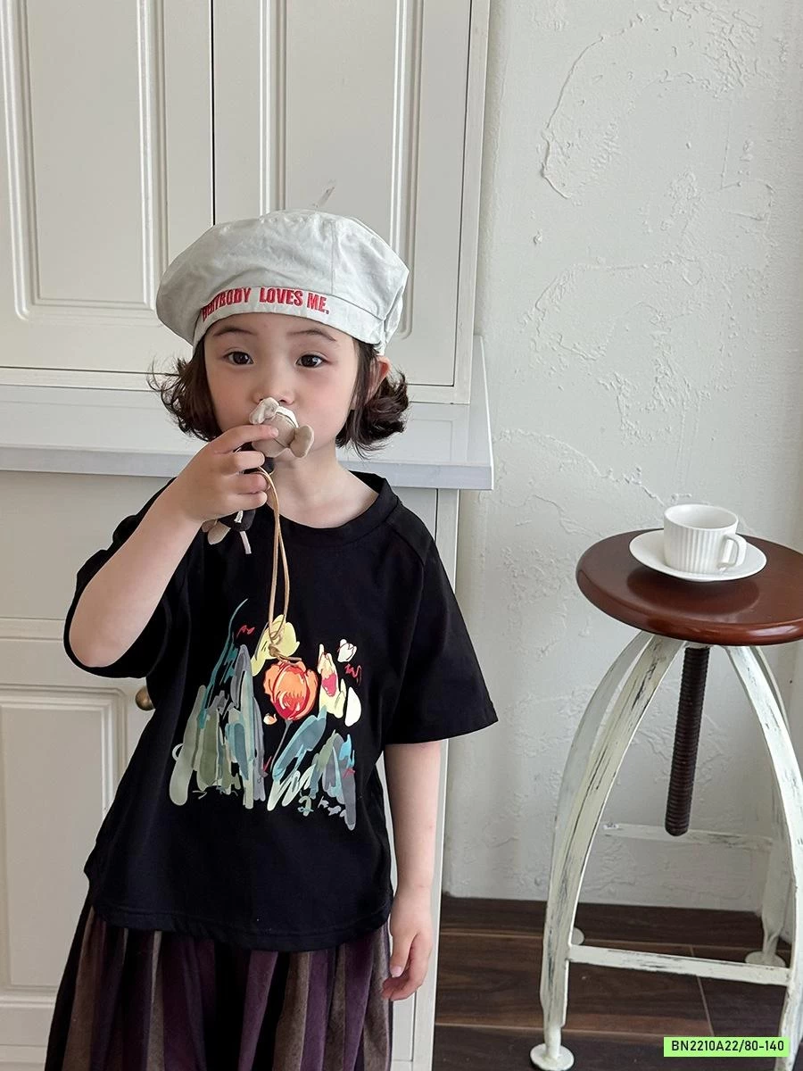 ÁO THUN IN HOA VINTAGE