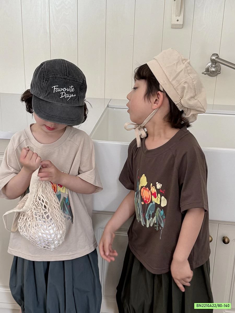 ÁO THUN IN HOA VINTAGE