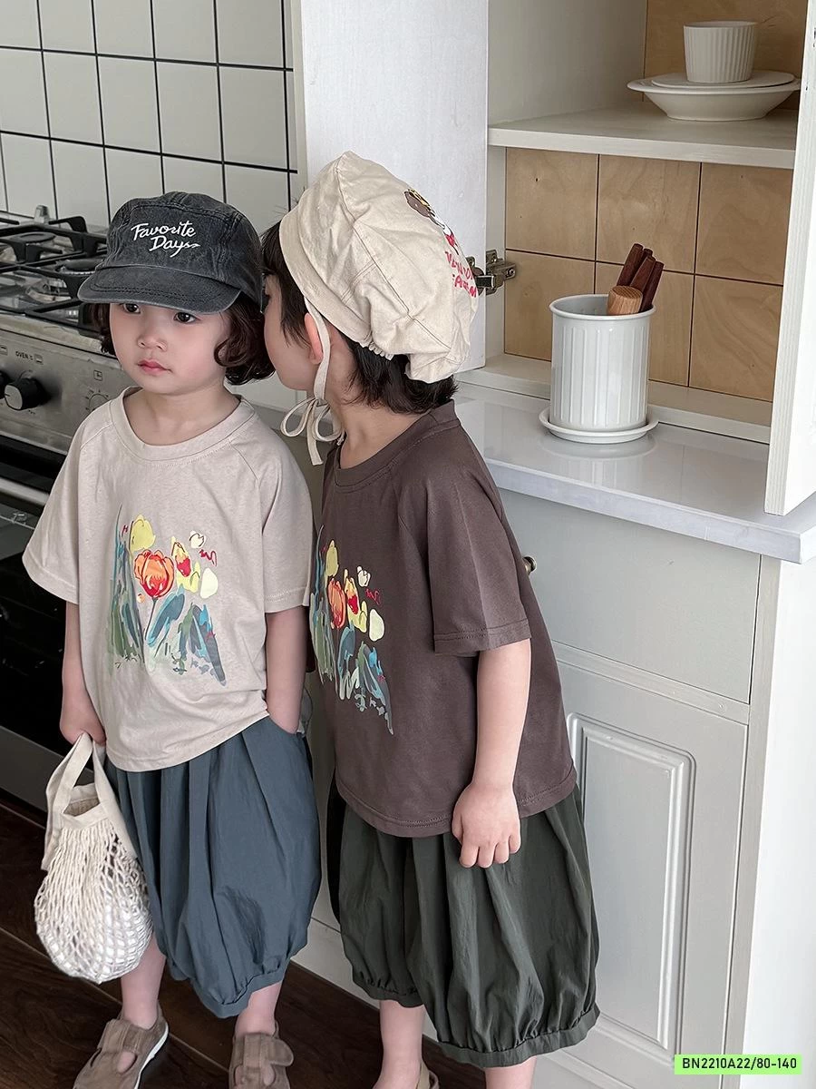 ÁO THUN IN HOA VINTAGE