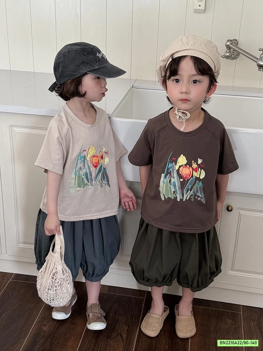 ÁO THUN IN HOA VINTAGE