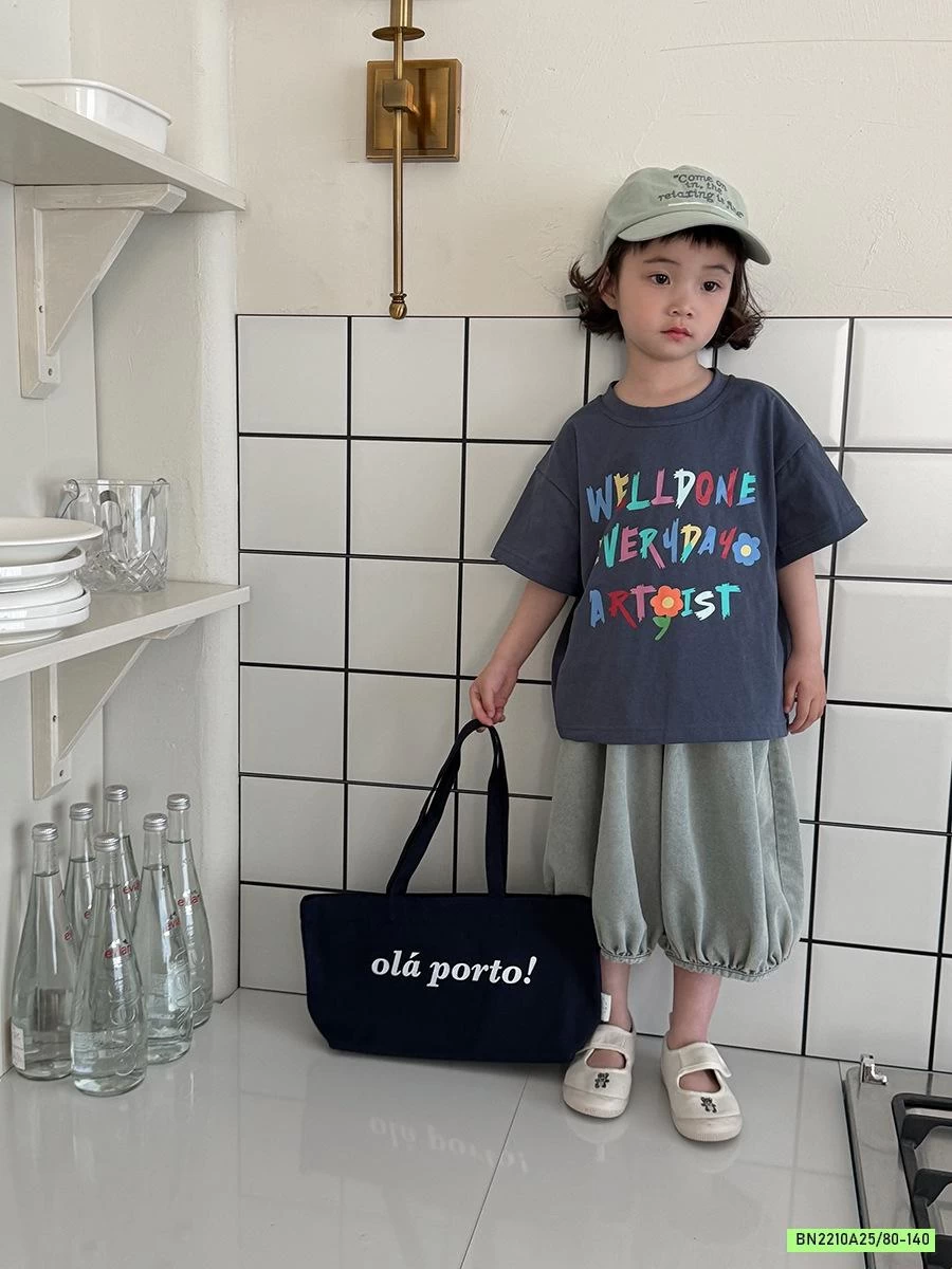 ÁO THUN CHỮ CÁI SẮC MÀU