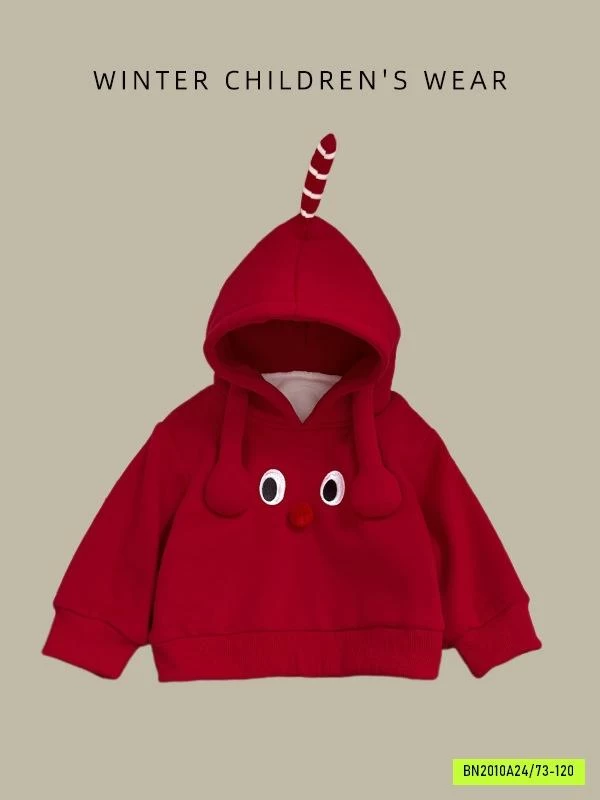 SÉT ÁO HOODIE ĐỎ LÓT LÔNG