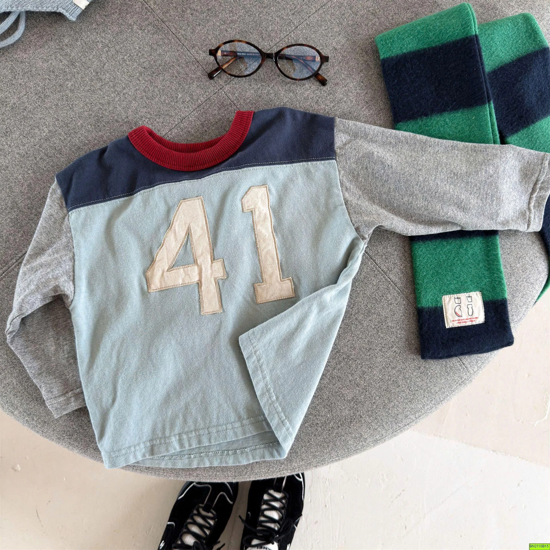 ÁO THUN PHỐI MÀU SÔ S41 ADBABY