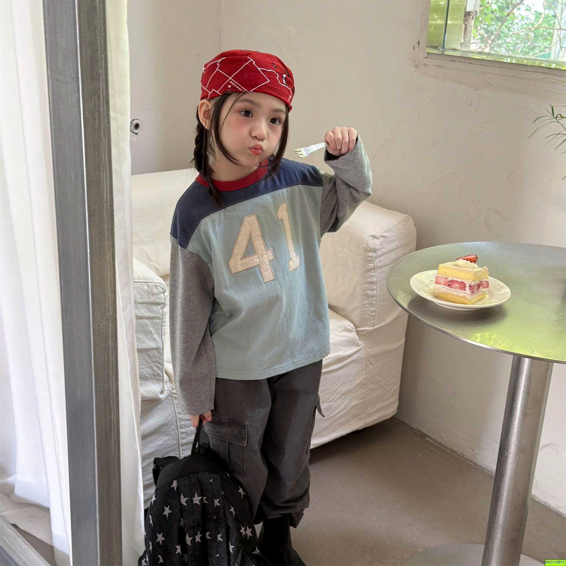 ÁO THUN PHỐI MÀU SÔ S41 ADBABY