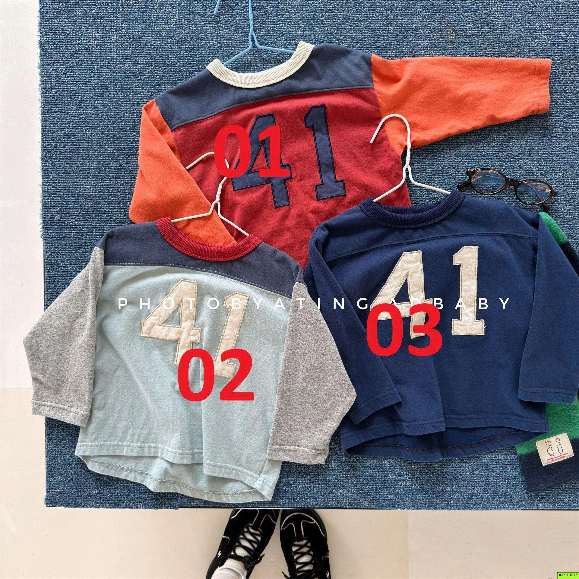ÁO THUN PHỐI MÀU SÔ S41 ADBABY