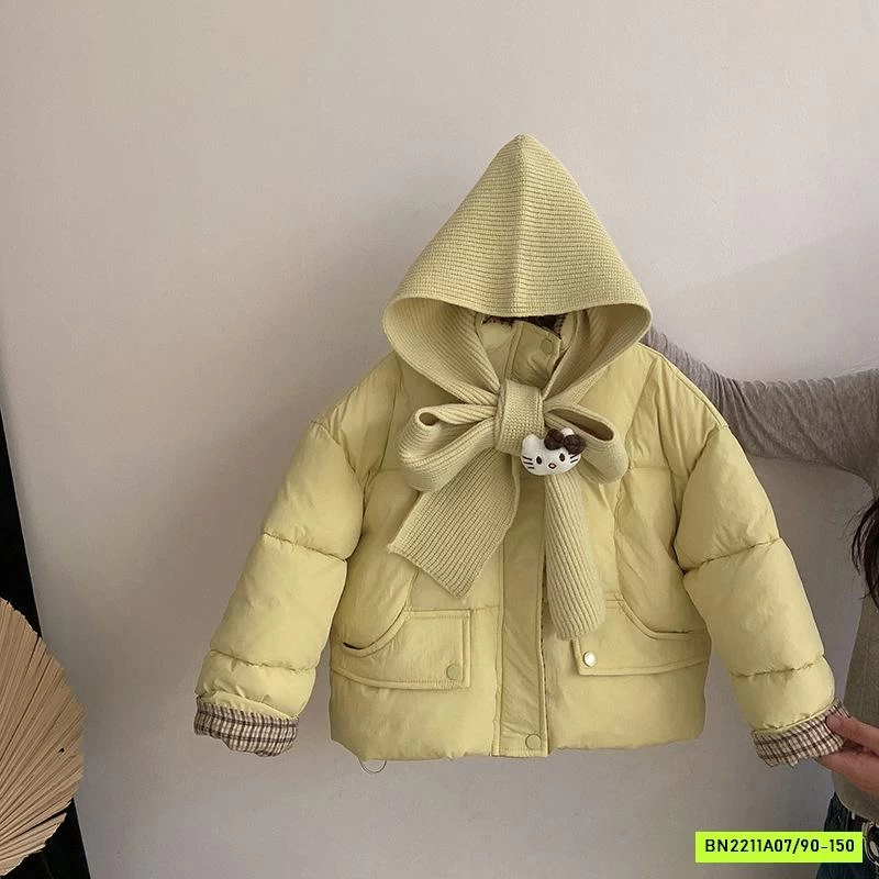 KHOÁC PHAO VÀNG KÈM KHĂN