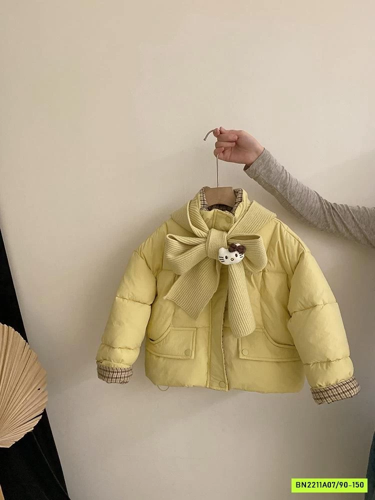 KHOÁC PHAO VÀNG KÈM KHĂN