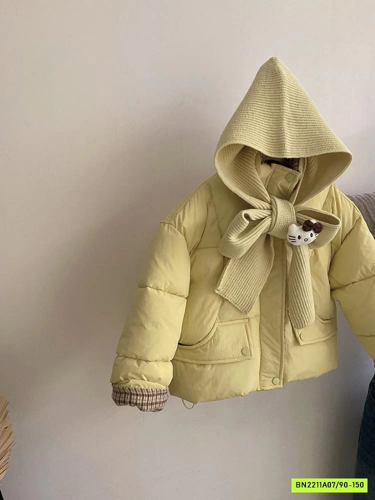 KHOÁC PHAO VÀNG KÈM KHĂN