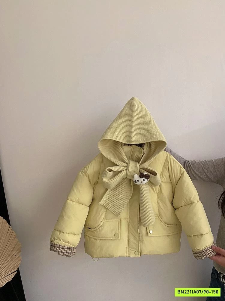 KHOÁC PHAO VÀNG KÈM KHĂN