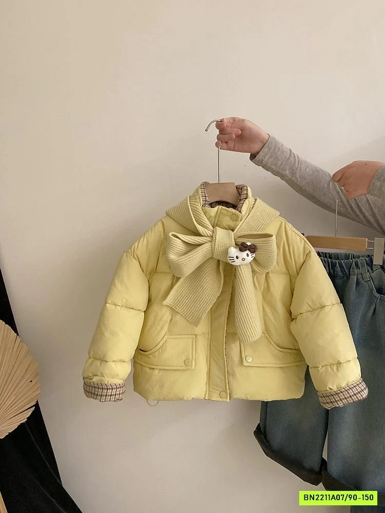 KHOÁC PHAO VÀNG KÈM KHĂN