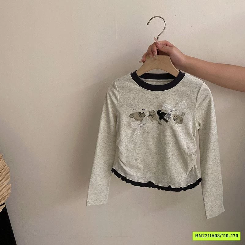 ÁO THUN RÚT EO MIX QUẦN JOGGER VIỀN REN