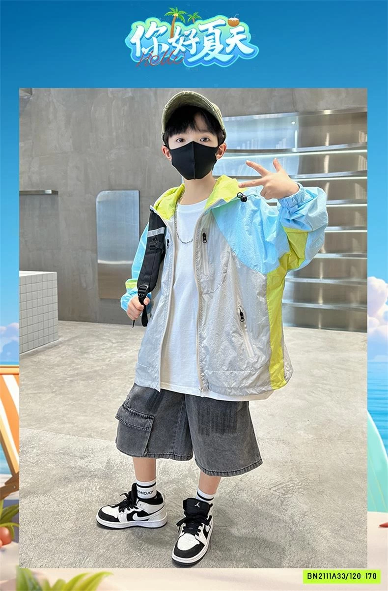 KHOÁC GIÓ TENCEL PHỐI MÀU SZ ĐẠI