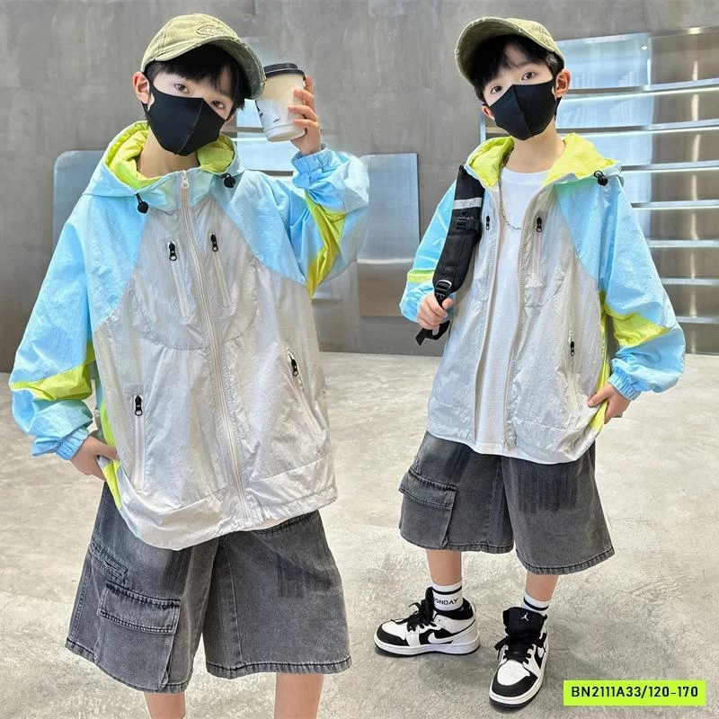 KHOÁC GIÓ TENCEL PHỐI MÀU SZ ĐẠI