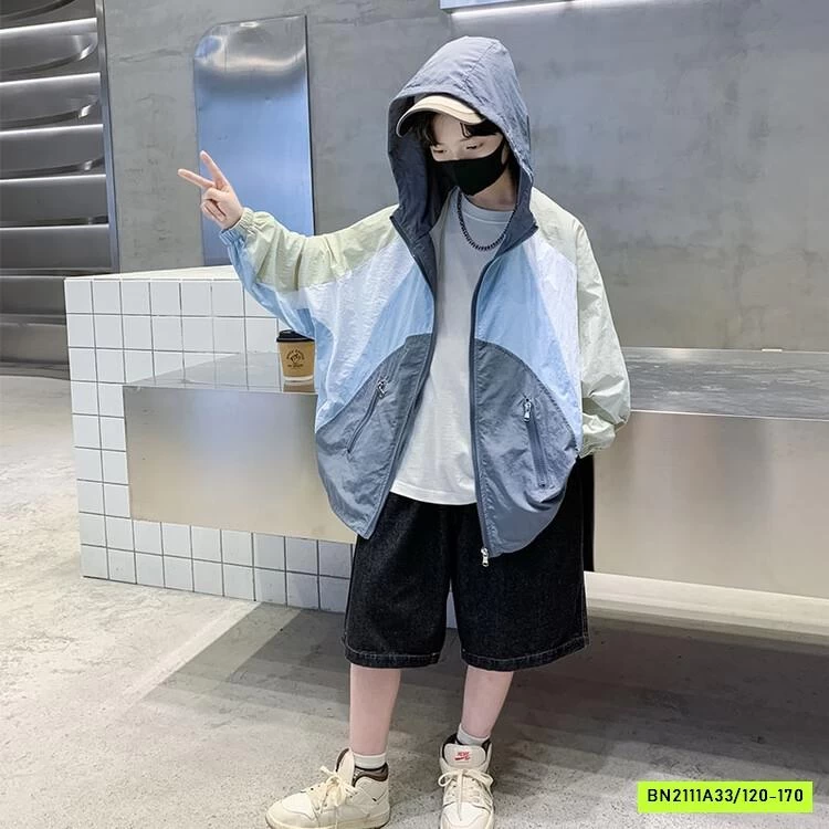 KHOÁC GIÓ TENCEL PHỐI MÀU SZ ĐẠI