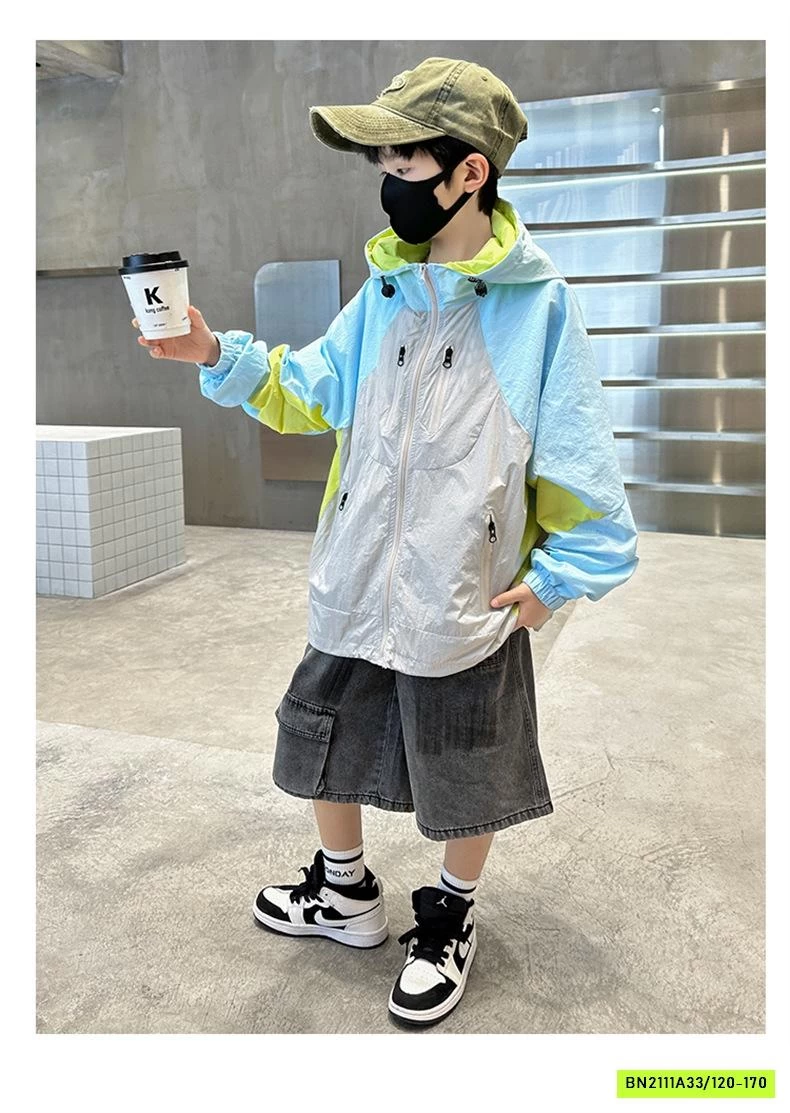 KHOÁC GIÓ TENCEL PHỐI MÀU SZ ĐẠI