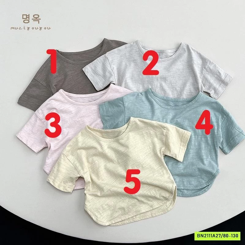 ÁO THUN XƯỚC CỔ TRÒN MZYY