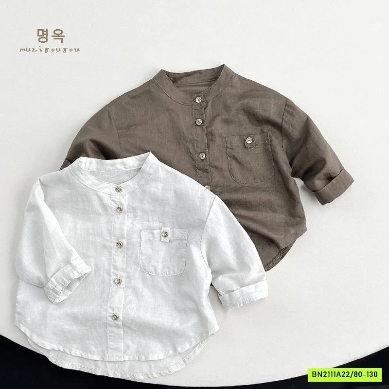 SƠ MI ĐŨI CỔ TRỤ ĐUÔI TÔM MZYY