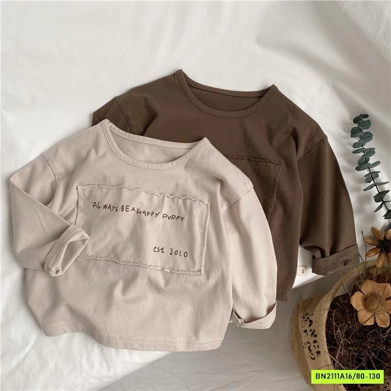 ÁO THUN MAY CHỮ NGỰC GL-KIDS