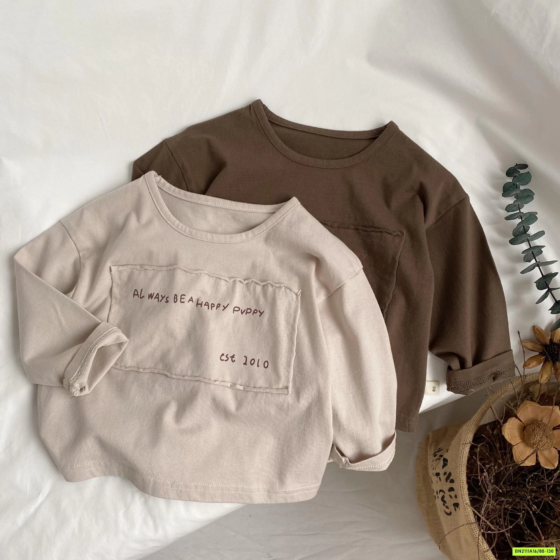 ÁO THUN MAY CHỮ NGỰC GL-KIDS