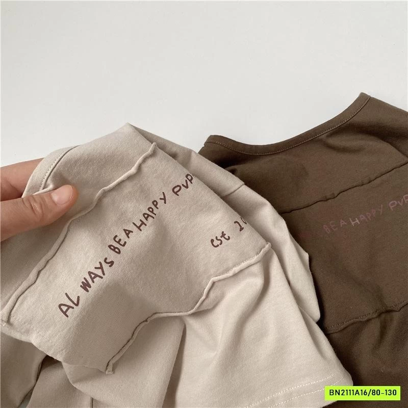 ÁO THUN MAY CHỮ NGỰC GL-KIDS