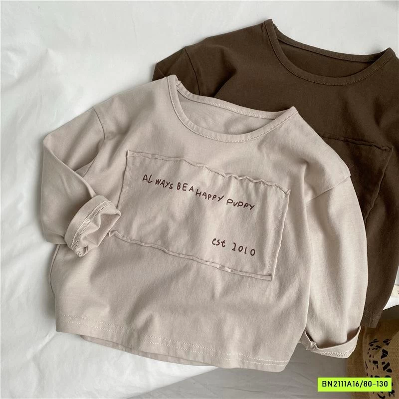 ÁO THUN MAY CHỮ NGỰC GL-KIDS