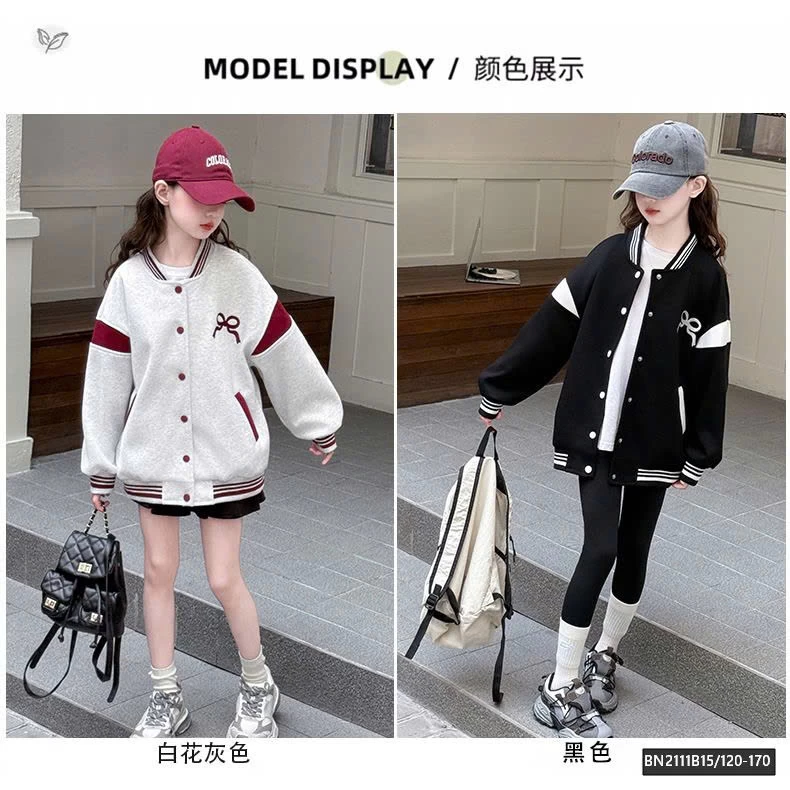 ÁO KHOÁC NỈ IN NƠ