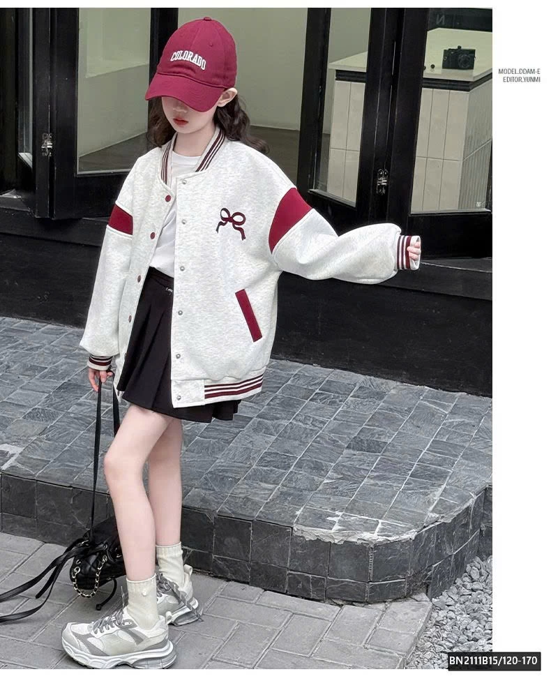 ÁO KHOÁC NỈ IN NƠ