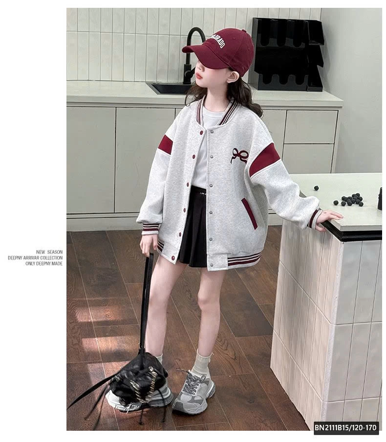 ÁO KHOÁC NỈ IN NƠ