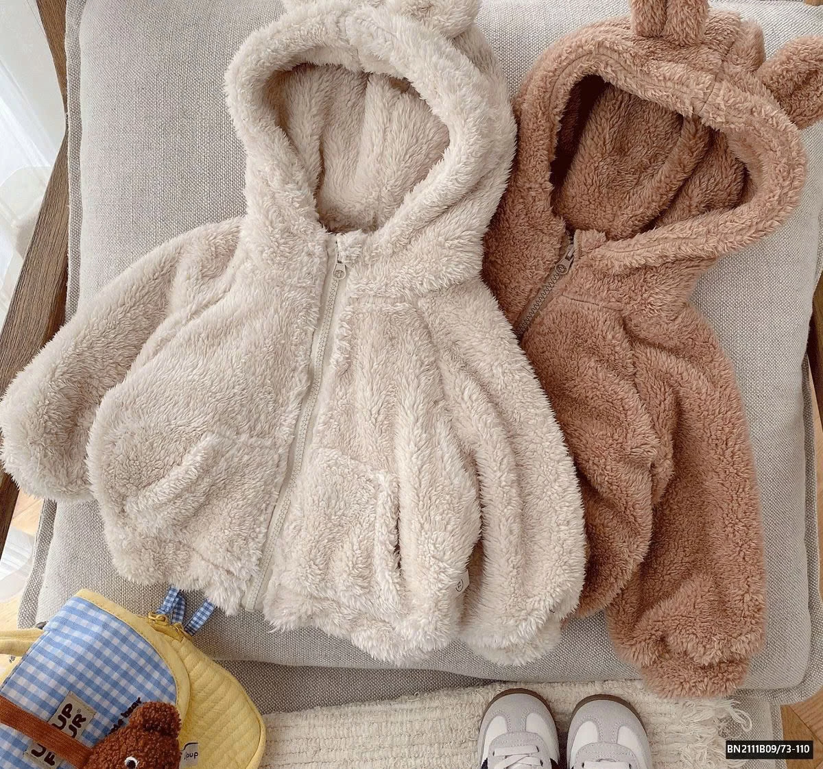 ÁO LÔNG MŨ TAI GẤU