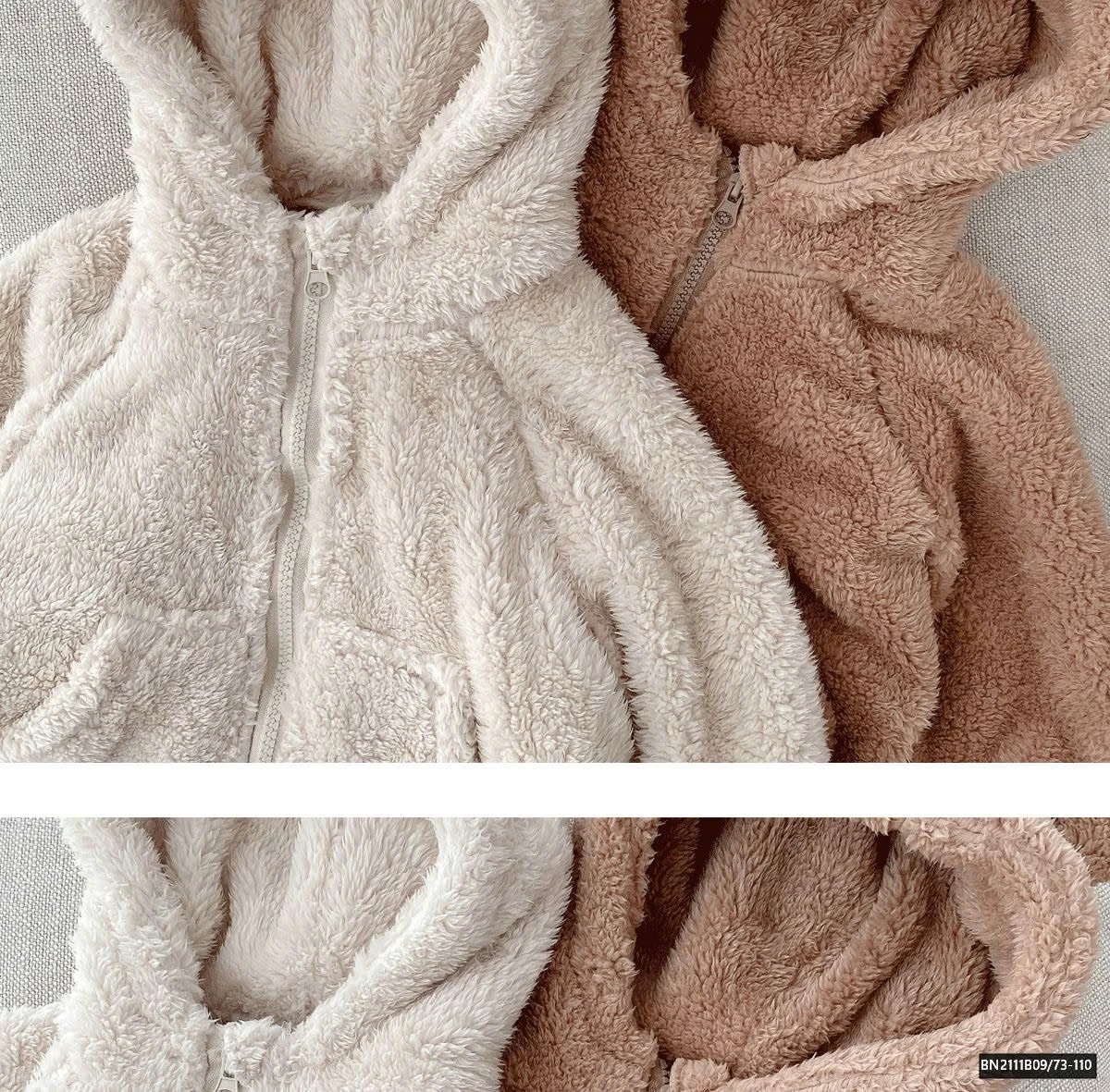 ÁO LÔNG MŨ TAI GẤU