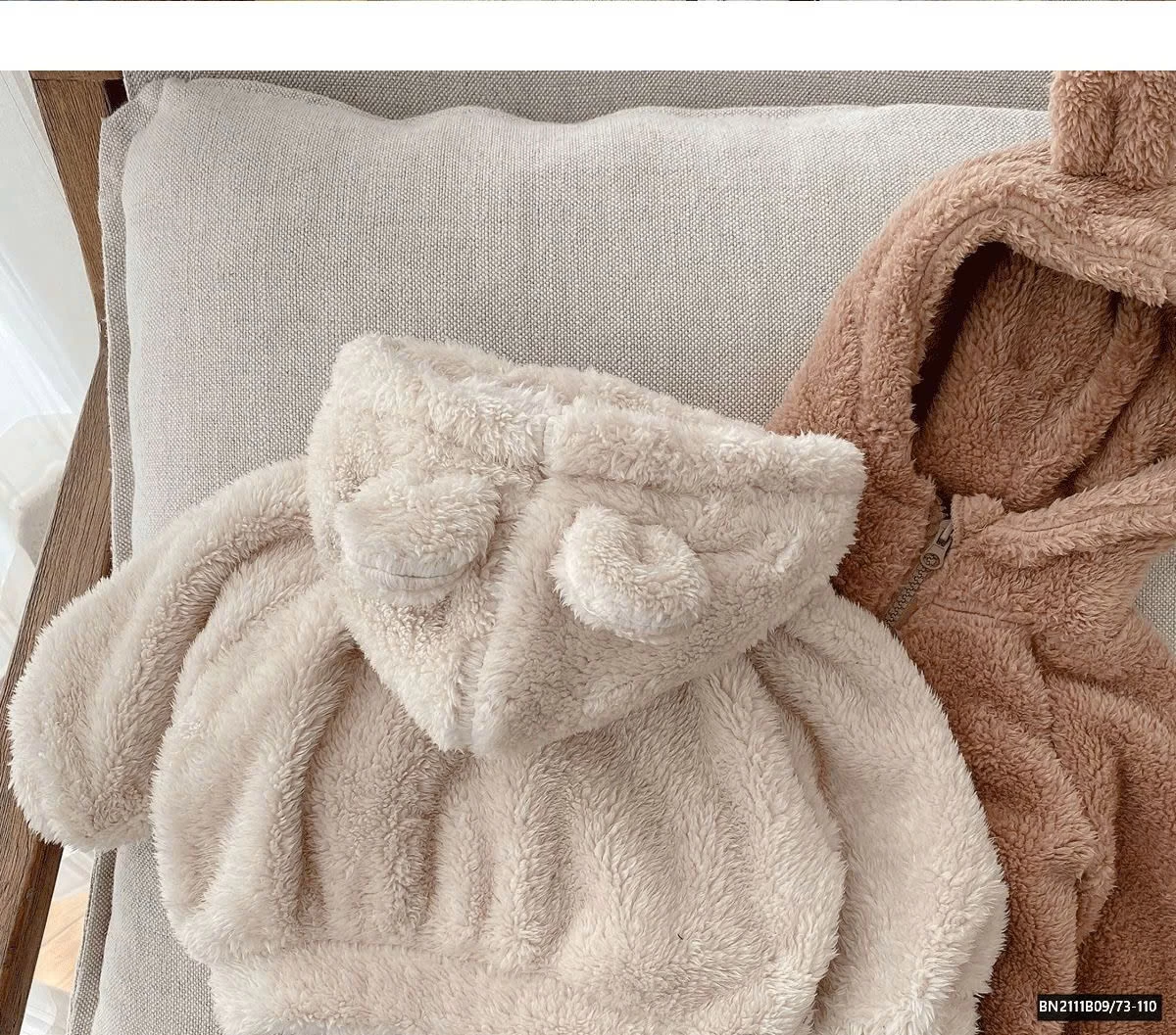 ÁO LÔNG MŨ TAI GẤU